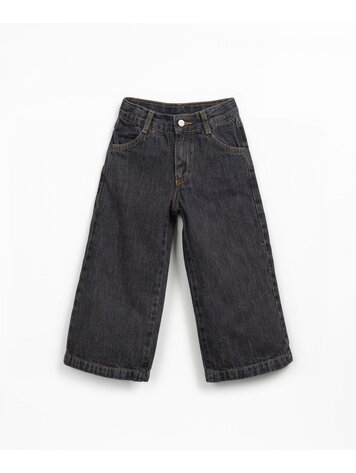 Play Up Denim Trousers Girl - Grafite