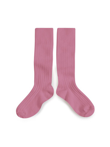 Collégien La Haute - Knee-High Socks - Rose Bonbon