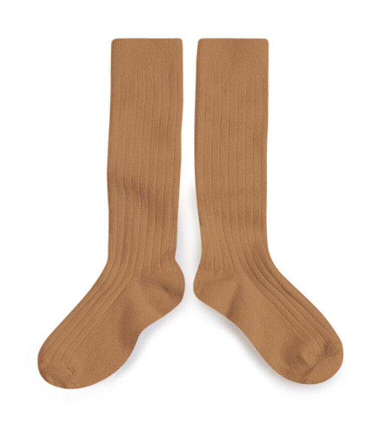 Collégien La Haute - Knee-High Socks - Caramel au Beurre Salé