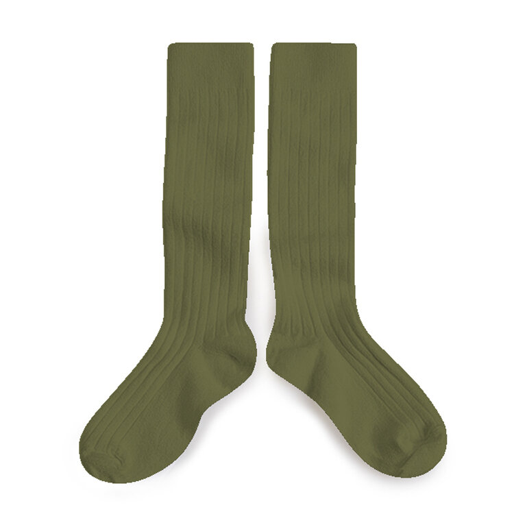Collégien La Haute - Knee-High Socks - Olive du Lubéron