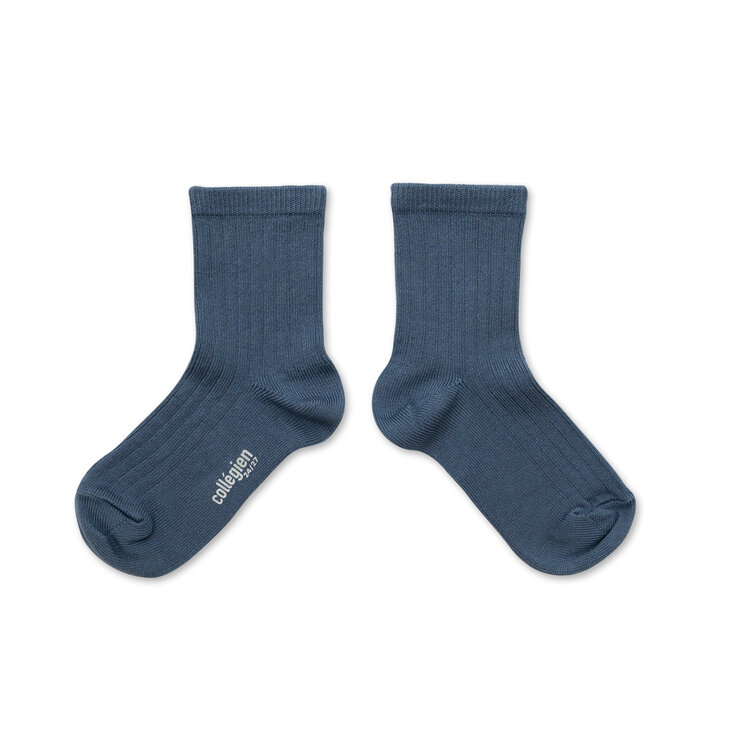 Collégien Paul - Short Socks - Bleu cendré