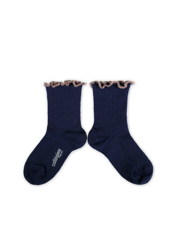 Collégien Ambre -Wollen Sokken - Nuit Etoilée