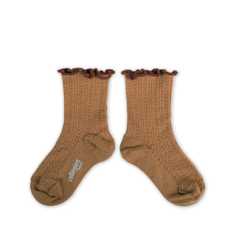 Collégien Ambre - Woolen Socks - Caramel au Beurre Salé