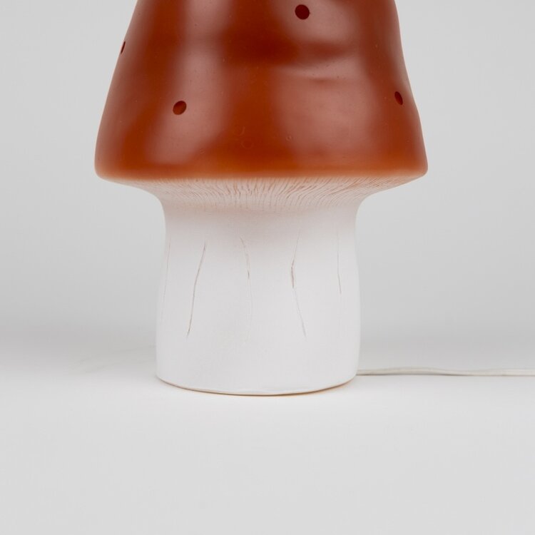 Heico Mushroom Lamp Small - Red Brick