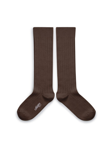 Collégien La Haute - Knee-High-Socks - Chocolat Au Lait