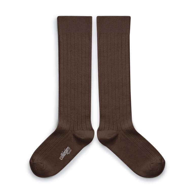 Collégien La Haute - Knee-High-Socks - Chocolat Au Lait