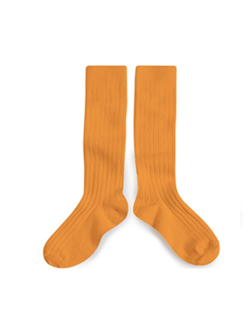 Collégien La Haute - Knee-High Socks - Nectarine