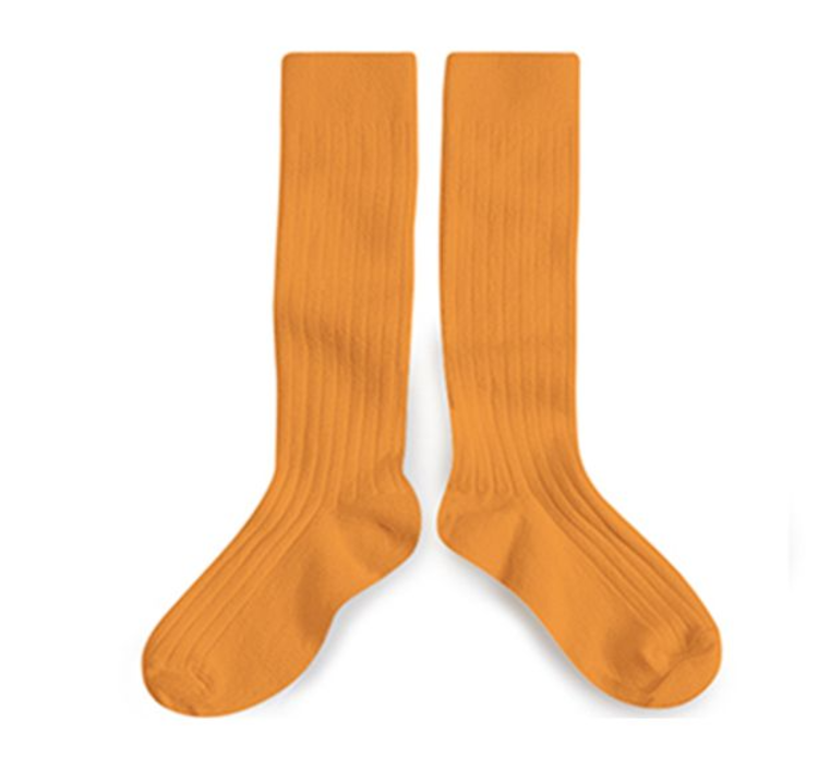Collégien La Haute - Knee-High Socks - Nectarine