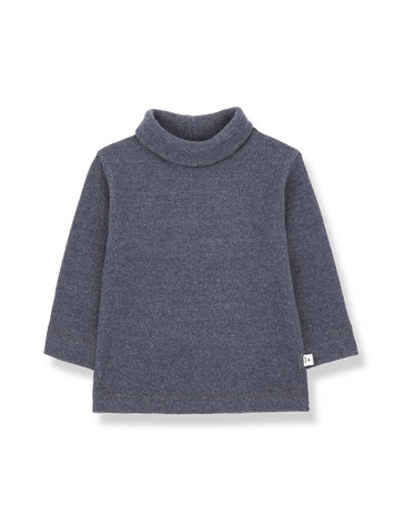 1+ in the family Aritz Tourtle Neck T-shirt - Denim
