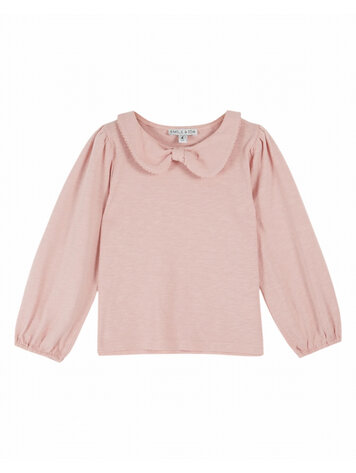 Emile et ida Tee Shirt Picote - Peony