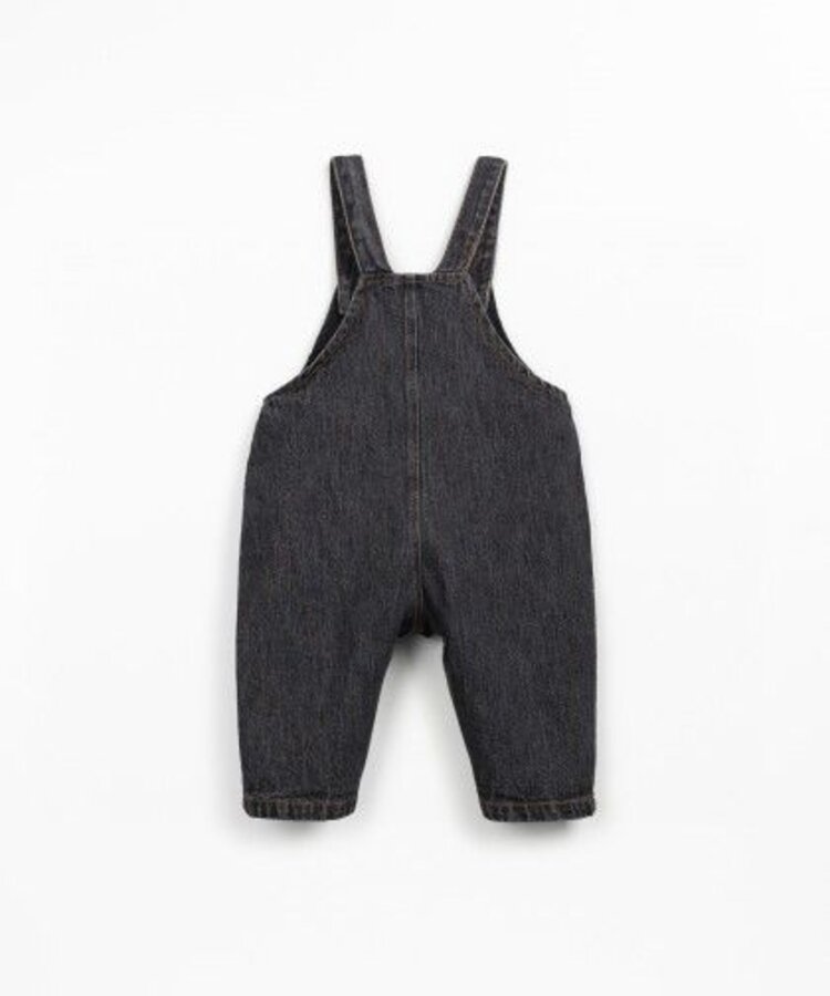 Play Up Denim Jumpsuit - Grafite