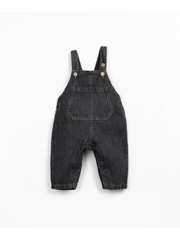 Play Up Denim Jumpsuit - Grafite