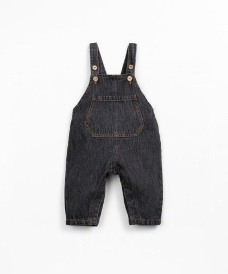 Play Up Denim Jumpsuit - Grafite