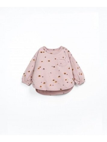 Play Up Printed Jersey LS T-shirt - Rose
