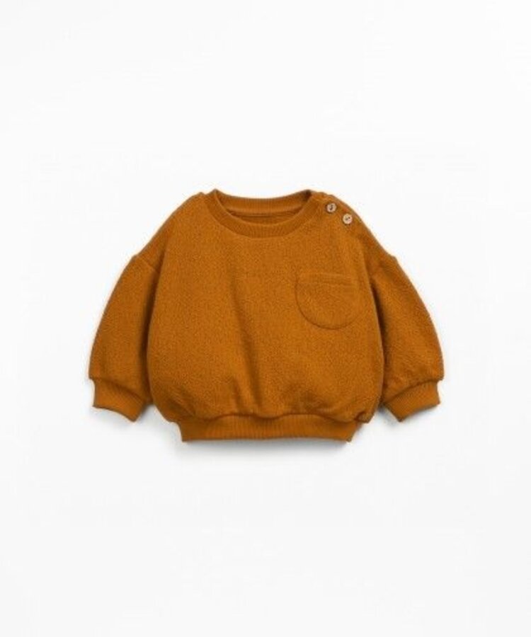 Play Up Jersey Sweater - Saffron