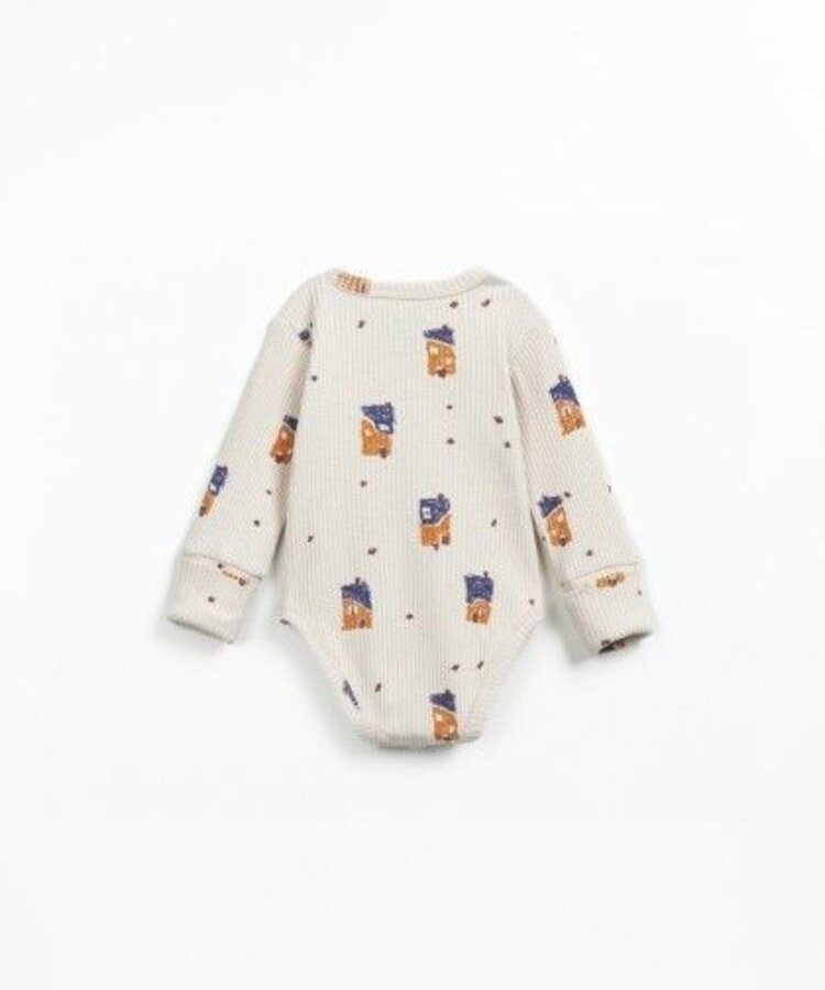 Play Up Printed Rib Flamé Body - Tones