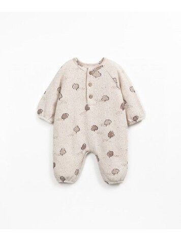 Play Up Printed Jersey Jumpsuit - Pencil Arvores