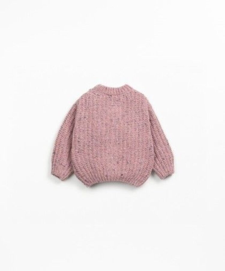 Play Up Knitted Cardigan - Rose