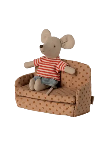 Maileg Sofa bed, Mouse - Dots