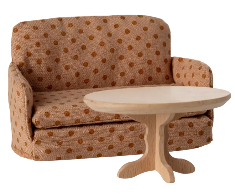 Maileg Sofa bed, Mouse - Dots