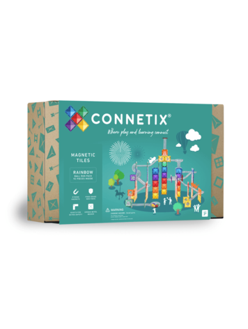 Connetix Magnetisch Bouwen - Rainbow Ball Run - 92 Stuks