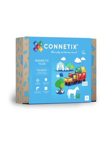 Connetix Magnetisch Bouwen - Rainbow Motion - 24 Stuks