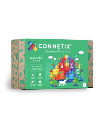 Connetix Magnetic Building - Rainbow Creative - 102 Pieces