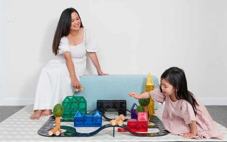 Connetix Magnetic Building - Creative Roads - 48 Pieces