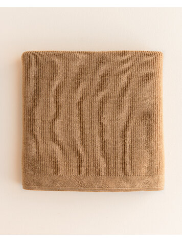 Hvid Blanket Felix - Ochre