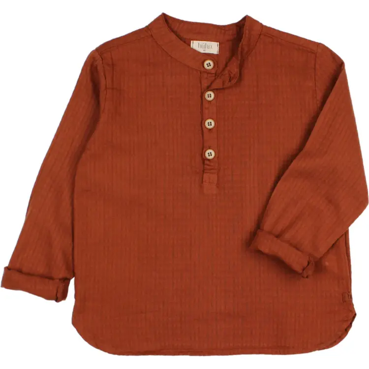 Buho Baby Check Shirt - Rust