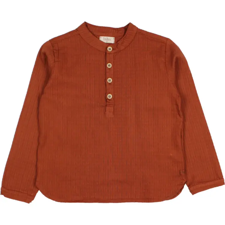 Buho Baby Check Shirt - Rust