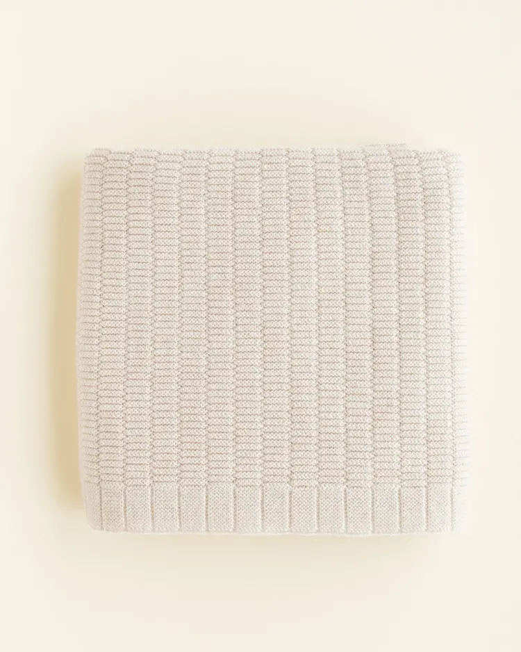 Hvid Blanket Ida - Cream