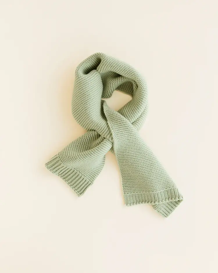 Hvid Scarf Ivo - Mint