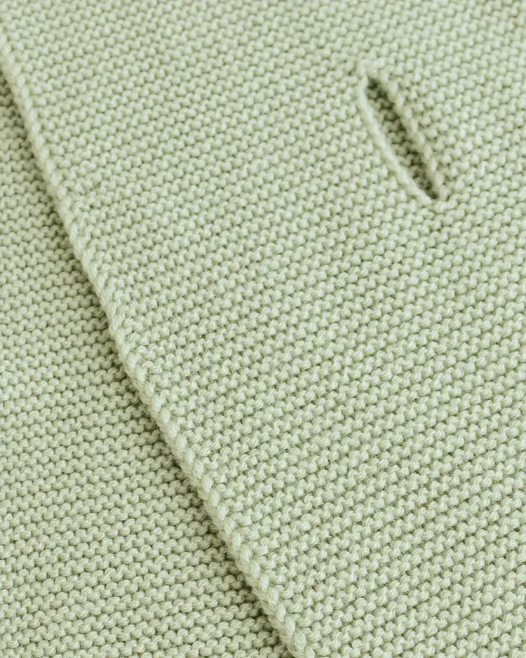 Hvid Sjaal Ivo - Mint