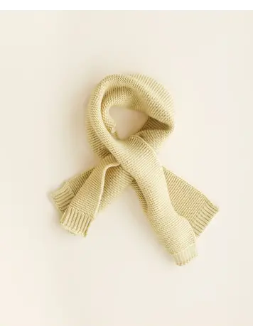 Hvid Scarf Ivo - Light Yellow