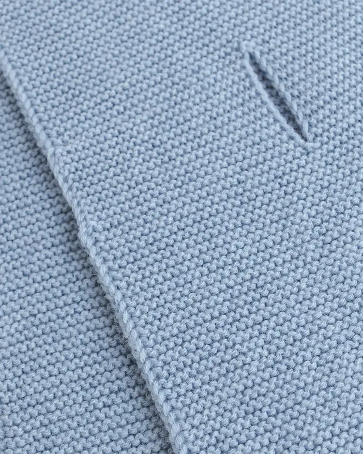 Hvid Scarf Ivo - Light Blue