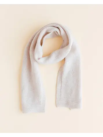 Hvid Sjaal Gina - Cream