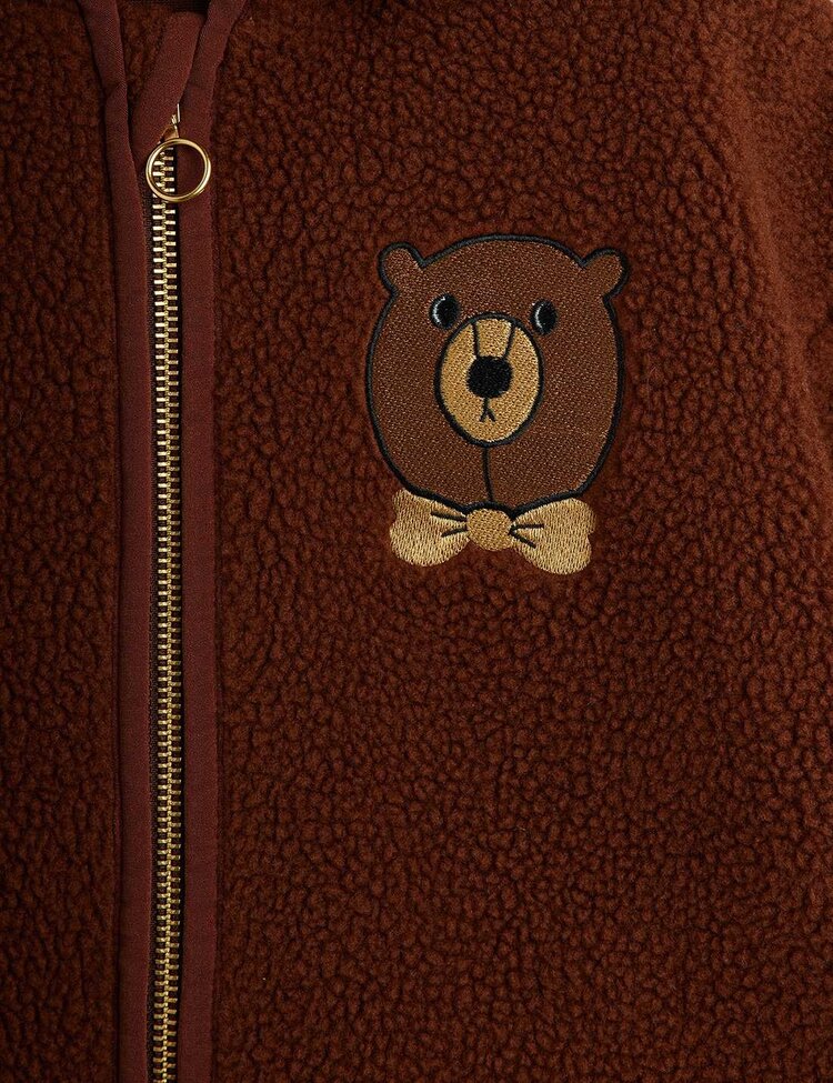 Mini Rodini Bear EMB Pile Jacket
