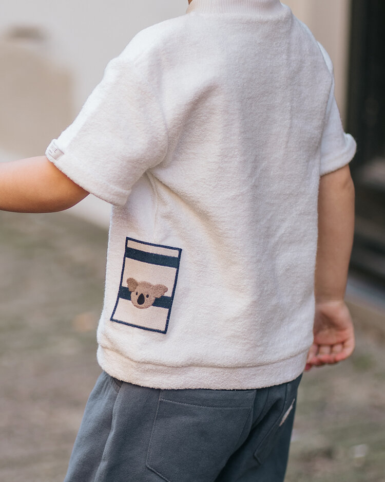 Donsje Amsterdam Thommy Shirt Koala - Warm White