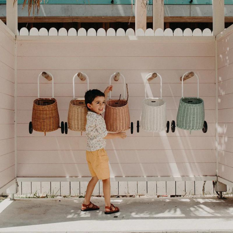 Olli Ella Rotan Original Luggy - straw