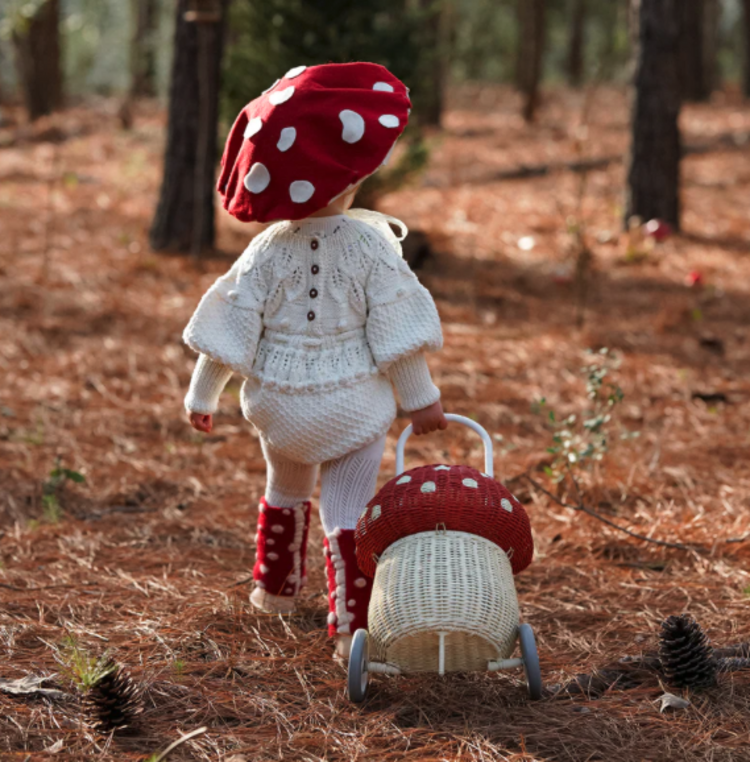 Olli Ella Mushroom Luggy - Red