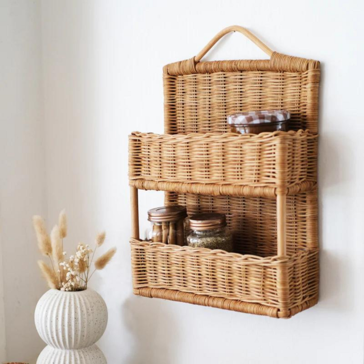 Olli Ella Hello Hanging Shelf - Rattan