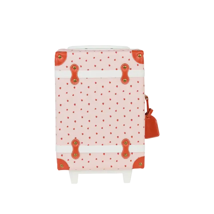 Olli Ella See-ya Suitcase - Strawberry