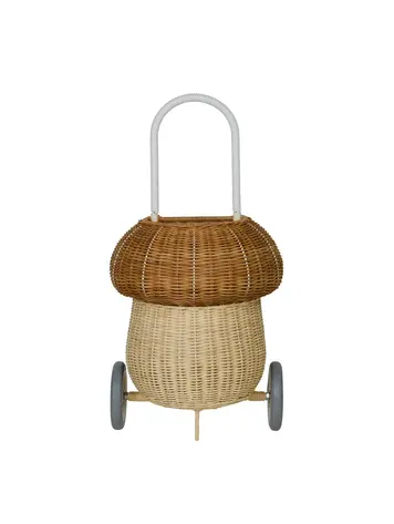 Olli Ella Rattan Mushroom Luggy - Natural