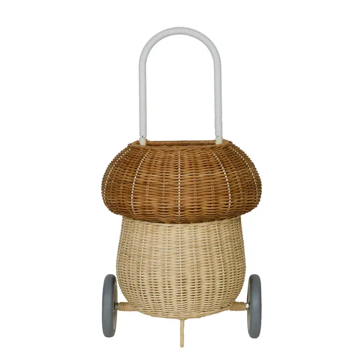 Olli Ella Rattan Mushroom Luggy - Natural