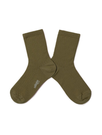 Collégien Paul - Korte Sokken - Olive Du Lubéron