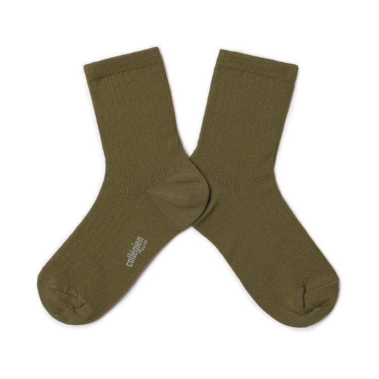 Collégien Paul - Short Socks - Olive Du Lubéron