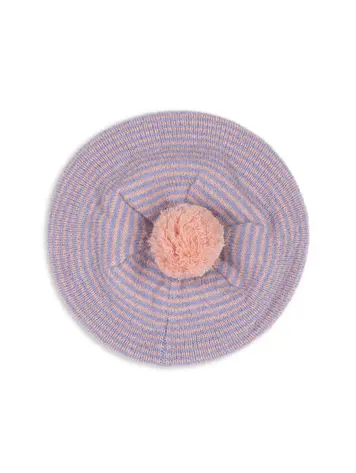 Konges Sløjd Berle Knit Beret - Purple/Pink Dolphin