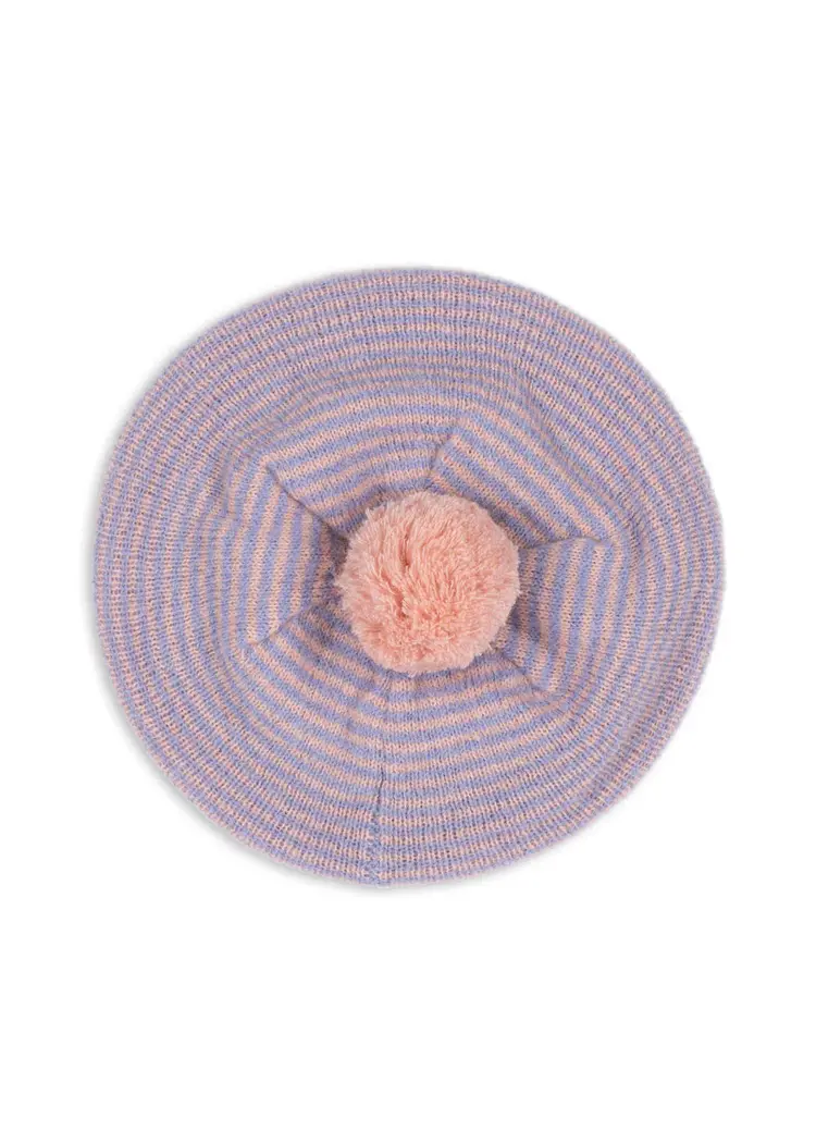 Konges Sløjd Berle Knit Beret - Purple/Pink Dolphin