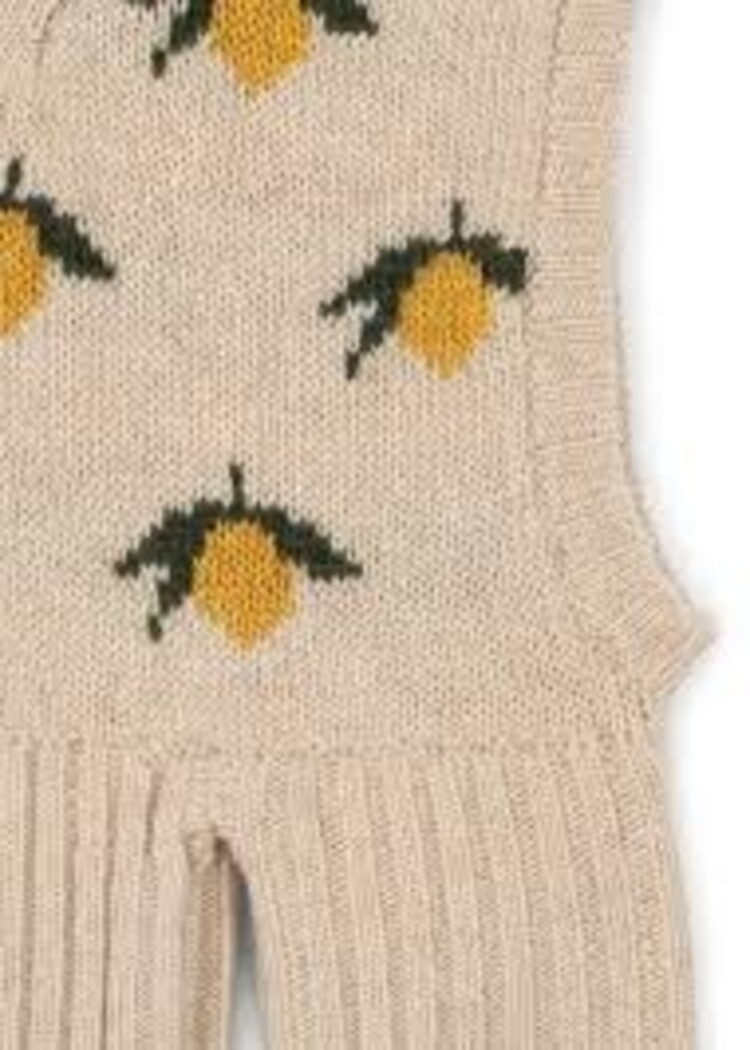 Konges Sløjd Belou Knit Balaclava - Lemon